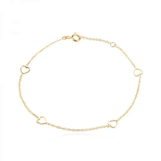 Златна гривна - Golden Hearts Chain