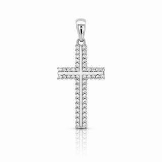 Сребърен кръст - Radiant Line Cross