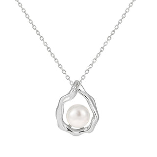 Сребърно колие - Organic Pearl