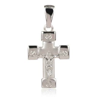 Сребърен кръст без камък