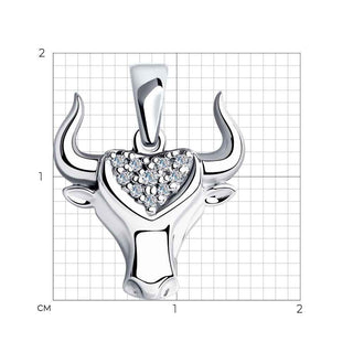 Сребърен медальон - The Bull