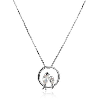 сребърно колие