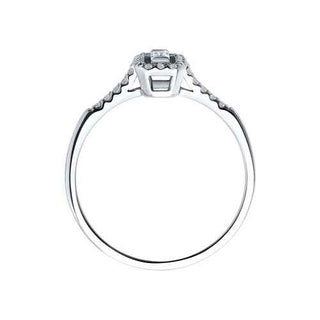 Златен пръстен - Dia Baguette