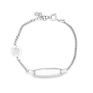 Родий в бижутерията - гривна с родиево покритие