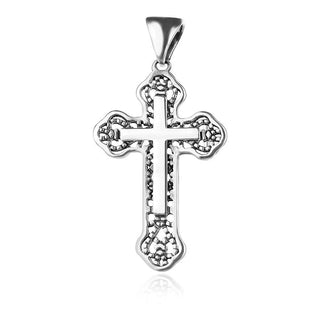 сребърен кръст, оксидирано сребро, Алгара