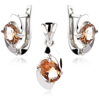 Сребърен комплект - Sultanite Ava