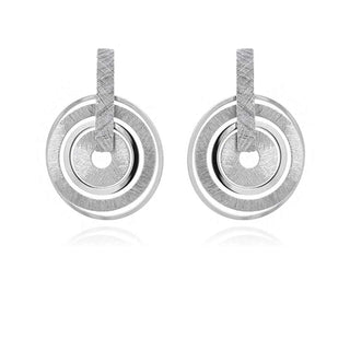Сребърни обеци - Orbit Motion
