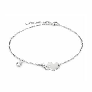 Сребърна гривна - Lucky Heart