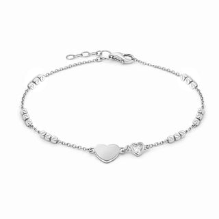 Сребърна гривна - Twin Heart Signature