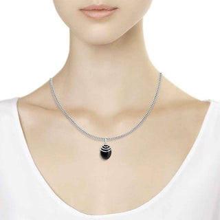 Сребърен комплект - Black agate set