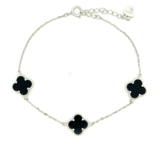 Сребърна гривна - Alhambra Onyx Grace