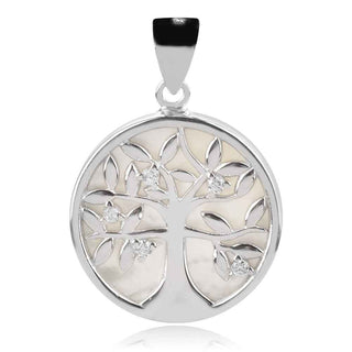 сребърен медальон дърво на живота