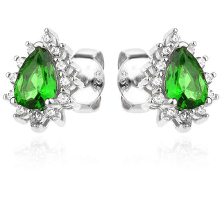 Сребърен комплект - Green drop S