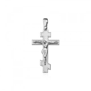 златен кръст, бяло злато, без камък