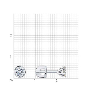 Златни обеци - Dia star