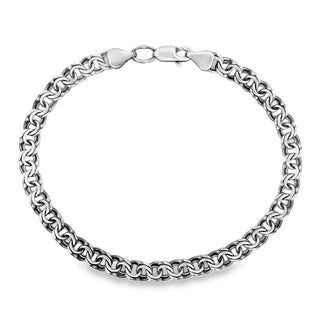 Сребърна гривна - Bismark 5,5мм