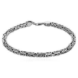 Сребърна гривна - 67307555