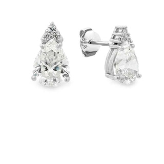 Сребърни обеци - Radiant Teardrop