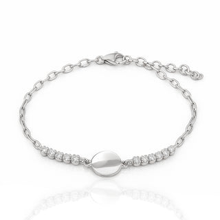 Сребърна гривна - Circle Tag