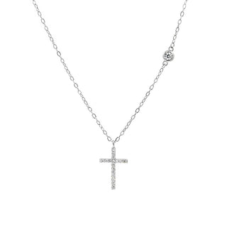 Сребърно колие - Cross Divina