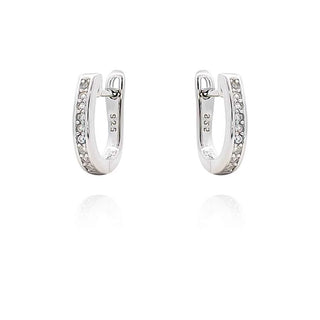 Сребърни обеци - Silver Sleek Hoops