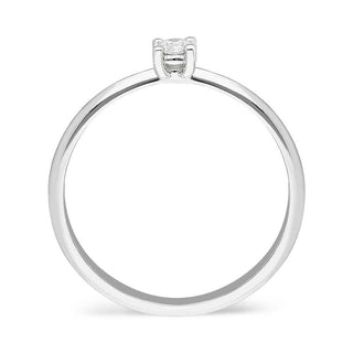 Златен пръстен - Dia 0,100ct solitaire