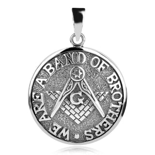 мъжки сребърен медальон, оксидирано сребро