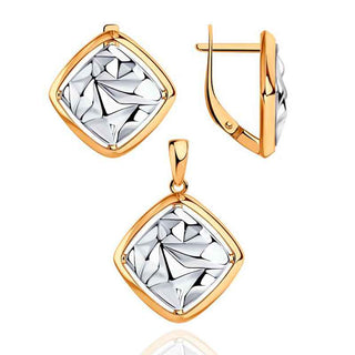 Сребърен комплект - Golden Eliza