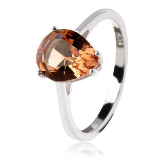 сребърен пръстен със султанит