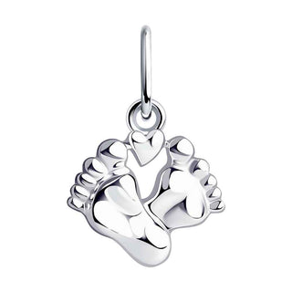 Сребърно колие - Sweet baby feet