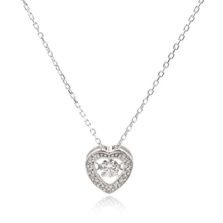 Сребърно колие-  Tender heart