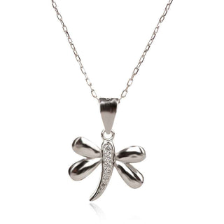 сребърно колие водно конче