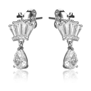 Сребърни обеци Корона 99884635