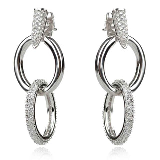 сребърни обеци