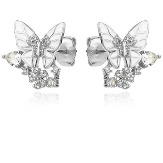 Сребърни обеци - Arte White Soft