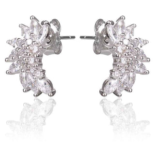 stud earrings, silver earrings, stud silver earrings, сребърни обеци на винт, обеци с камъни, малки обеци