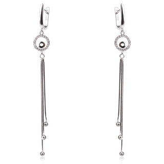 сребърни висящи обеци