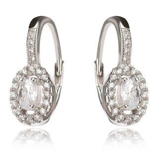 Обеци с циркон