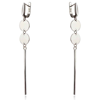 Висящи сребърни обеци