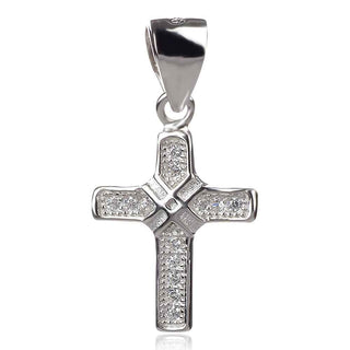 сребърен православен кръст подходящ за кръщене