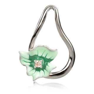 Сребърен комплект - Green poppy