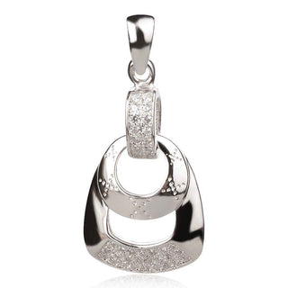 Сребърен комплект с цирконии