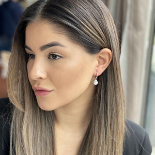 Сребърни обеци - Luminare Drop