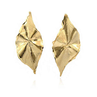 сребърни обеци, жълта позлата, висящи обеци, без камък