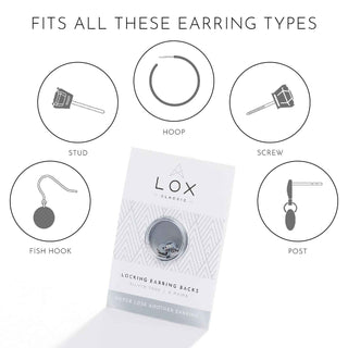 Заключващи се винтчета за обеци - LOX