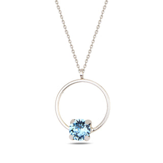 сребърно колие, кристал Swarovski, родиево покритие, SWAROVSKI Maestro,