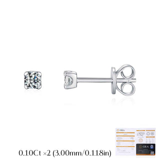 Сребърни обеци