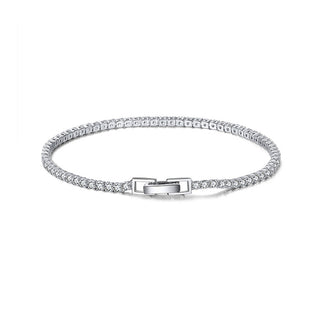 Сребърна гривна - Classic Tennis Bracelet