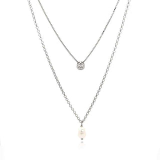 Красиво сребърно колие от Selina.bg