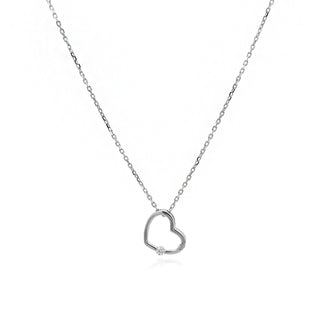 сребърно колие